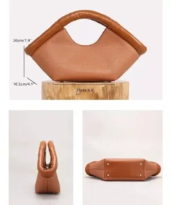 Women’s Fashionable Vegan Leather Tote Shoulder Bag