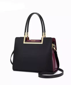 Elegant Large Capacity Leather Tote Bag
