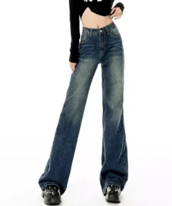 High Waist Vintage Flared Jeans