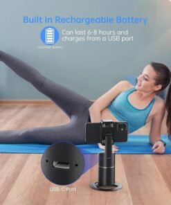 Smart Selfie Phone Mount with 360° Tracking