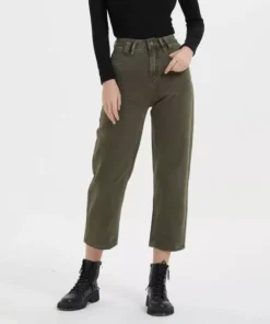 Y2k Vintage High-Waist Straight Leg Jeans