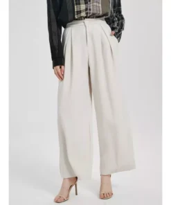 Elegant High-Waist Wide Leg Trousers for Women