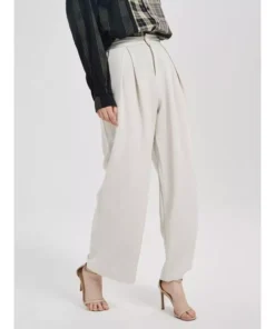 Elegant High-Waist Wide Leg Trousers for Women