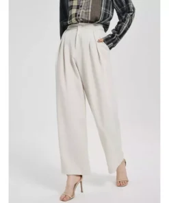 Elegant High-Waist Wide Leg Trousers for Women