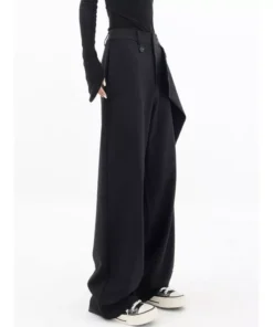 High-Waisted Wide-Leg Fashion Trousers for Women