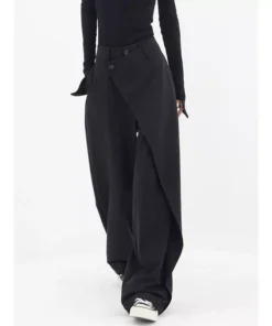 High-Waisted Wide-Leg Fashion Trousers for Women