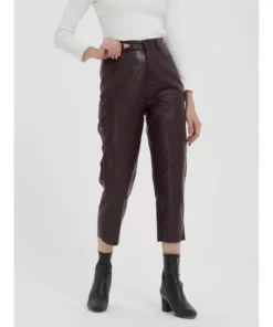 Faux Leather Pants