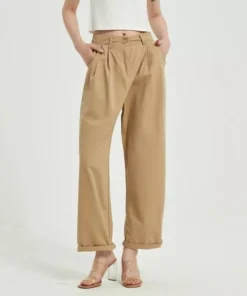 Vintage High Waist Wide Leg Pants for Stylish Women