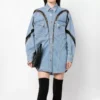 Fashionable Women’s Summer Lace-Detailed Denim Jacket
