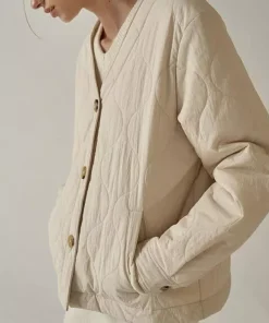 Casual Streetwear Quilted Jacket