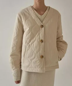 Casual Streetwear Quilted Jacket
