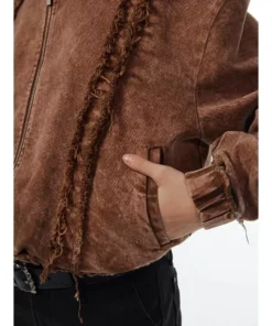 Stylish Hooded Denim Jacket