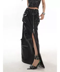 Stylish and Versatile Leather Skirt for Women