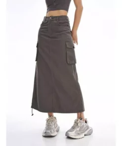 New Cargo Long Skirt