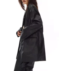 Black PU Leather Jacket