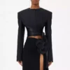 Elegant Slimming Spliced Button Coat