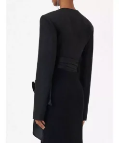 Elegant Slimming Spliced Button Coat
