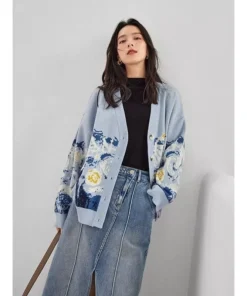 Winter Fashion Knitted Cardigan