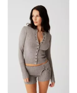 Women’s Chic Slim-Fit Knitted Cardigan