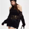 Women’s Slim-Fit Long Sleeve Sweater