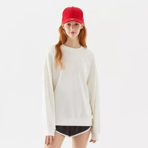 Winter Warmth Women’s Casual Cotton-Polyester Fleece Sweatshirt