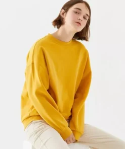 Winter Warmth Women’s Casual Cotton-Polyester Fleece Sweatshirt