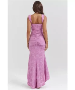 Elegant Off-Shoulder Backless Evening Gown