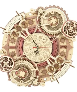 3D Zodiac Wall Clock Wooden Puzzle