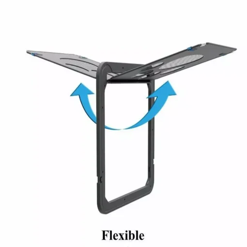 Lockable Magnetic Pet Door for Cats and Dogs – Easy Install, Safe and Stylish
