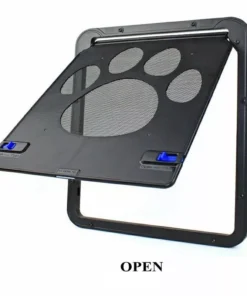 Lockable Magnetic Pet Door for Cats and Dogs – Easy Install, Safe and Stylish
