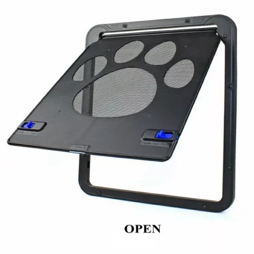 Lockable Magnetic Pet Door for Cats and Dogs – Easy Install, Safe and Stylish
