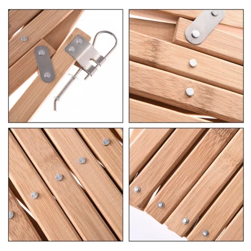 Adjustable Bamboo Pet Safety Gate – Retractable Dog & Cat Barrier Fence