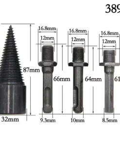 Multi-Shank Firewood Drill Bit