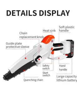 New 6 Inch Mini Electric Chain Saw