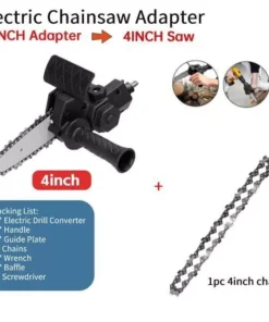 6 Inch Chainsaw Drill Attachment