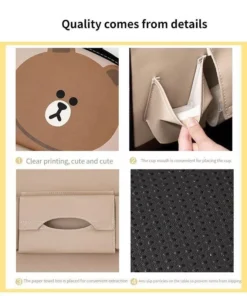 Luxury Leather Car Seat Back Organizer – Multi-Pocket Sunshade Storage Solution