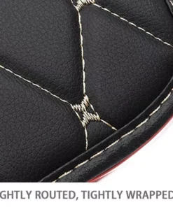 Deluxe PU Leather Car Seat Back Protector with Storage