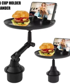 360° Swivel Car Storage Tray with Phone Slot