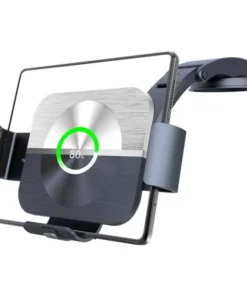 15W Dual Coil Wireless Car Charger Phone Holder with Fast Charging