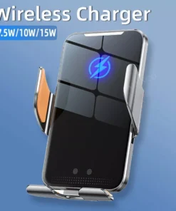 15W Car Wireless Charger Auto Car Mount Phone Holder