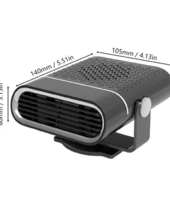 12V Portable Electric Car Heater Fan Fast Window Defrosting & Heating