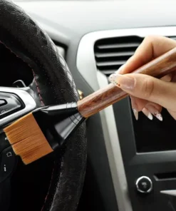 Cleaning Brush Wood Handle Tools Car Interior