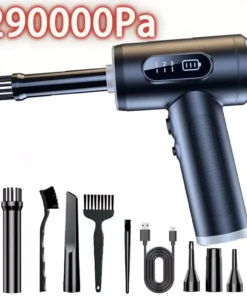 Wireless 3-in-1 Car Vacuum and Compressed Air Duster
