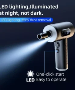 Wireless 3-in-1 Car Vacuum and Compressed Air Duster