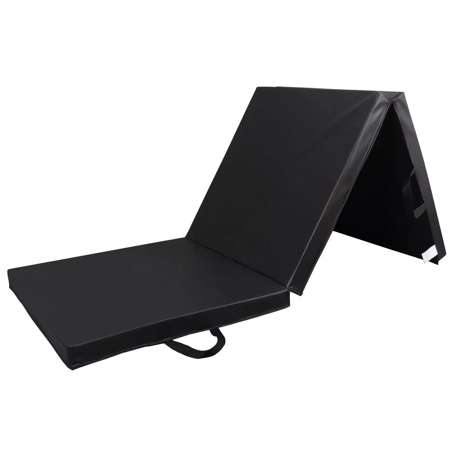 6’x2′ Tri-Fold Non-Slip PU Leather Exercise Mat for Gym, Yoga & Workouts