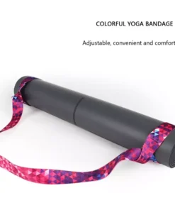 Adjustable Yoga Mat Sling Strap with Stretch Capability