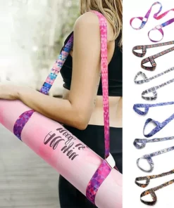 Adjustable Yoga Mat Sling Strap with Stretch Capability