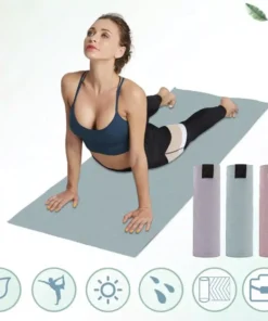 Premium Microfiber Yoga Towel – Anti-Slip, Quick-Dry, Extra Long for Fitness & Pilates