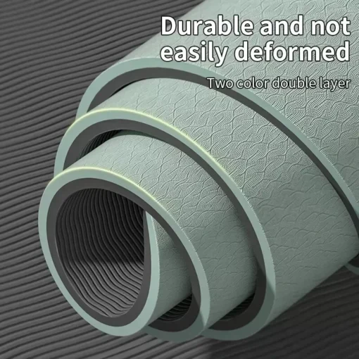 Eco-Friendly Non-Slip Yoga Mat with Carrying Strap – Ideal for Pilates and Fitness - Image 5