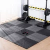 30x30cm Leaf Pattern Gym Mats – 12PC Non-Slip, Thick Fitness Floor Set